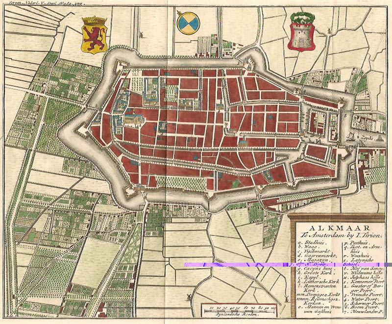 Alkmaar 1745 Tirion